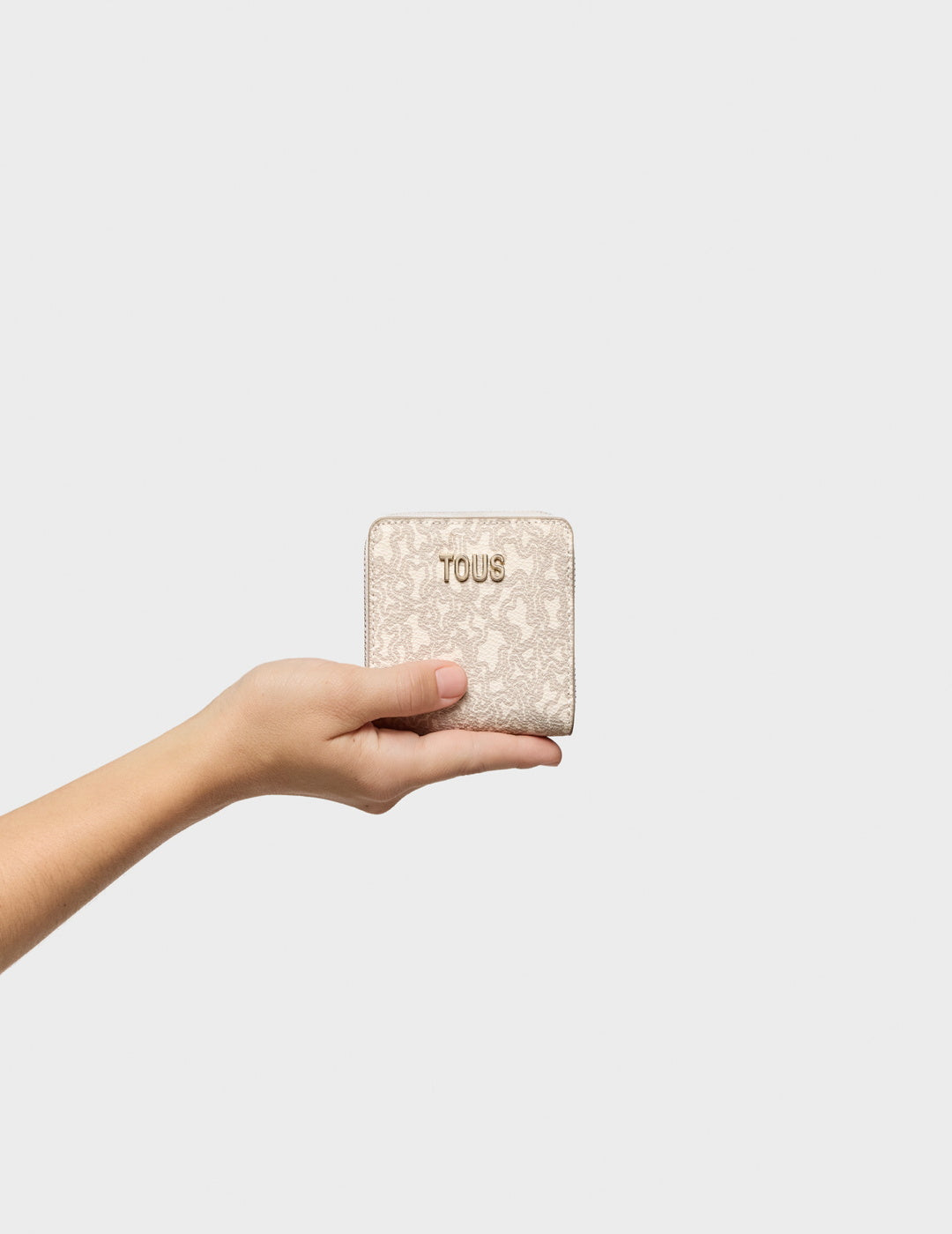 Monedero Tous Kaos Mini Lines Beige