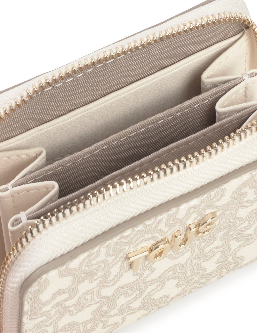 Monedero Tous Kaos Mini Lines Beige