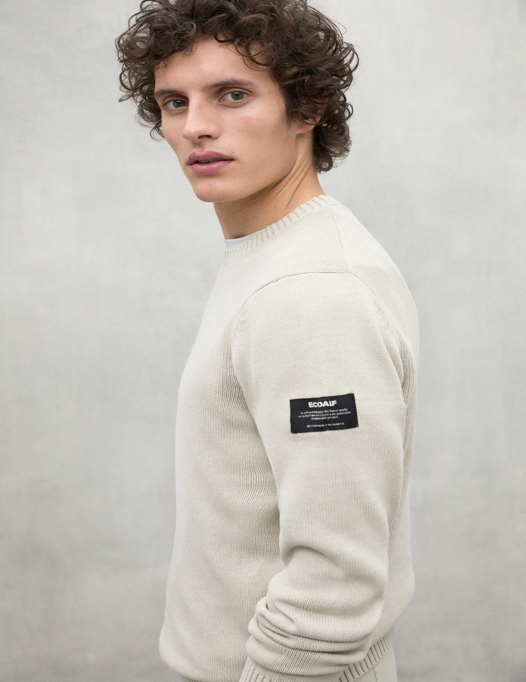 Jersey Ecoalf Hombre Tail Washed Stone