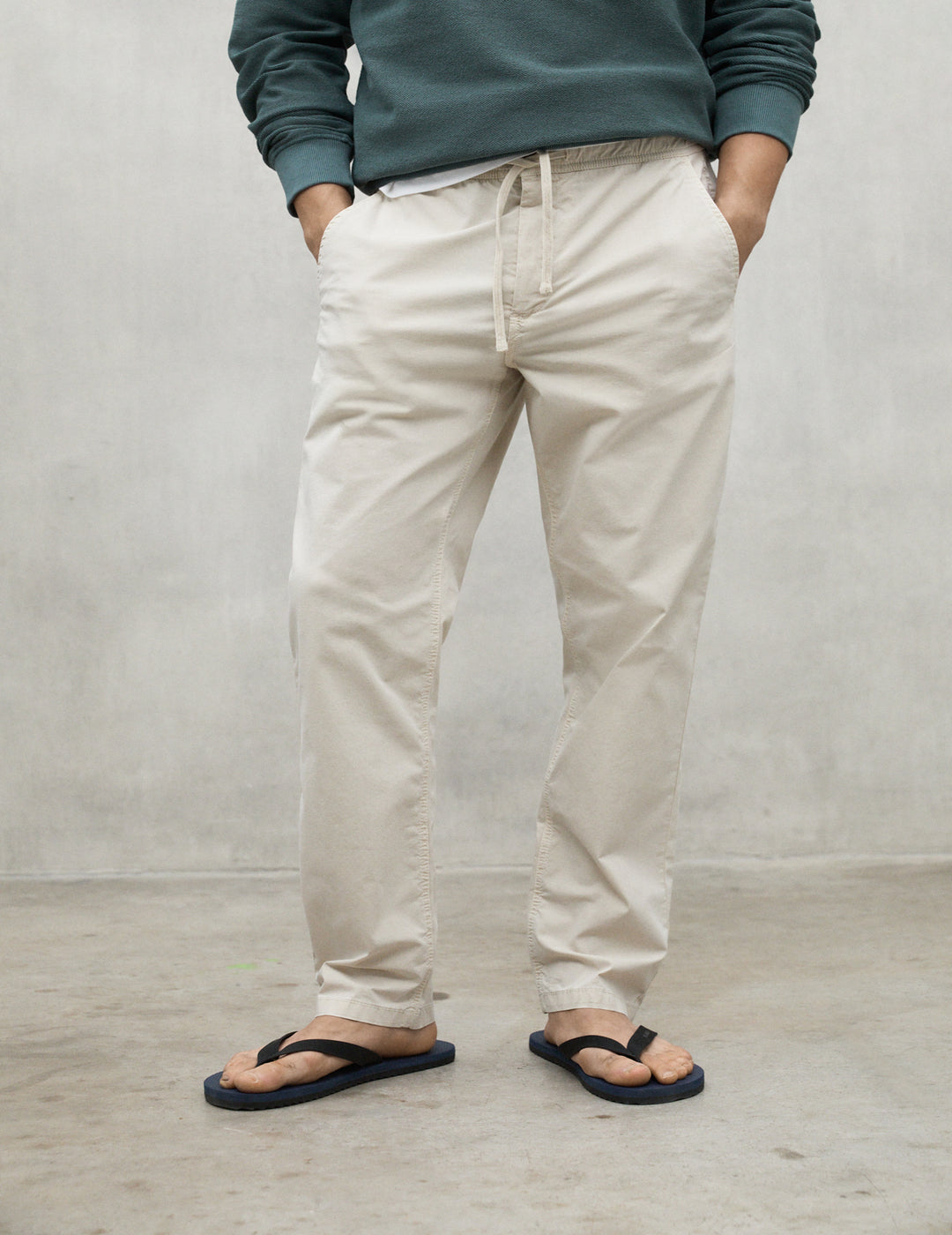 Pantalón Ecoalf Hombre Ethic Washed Stone