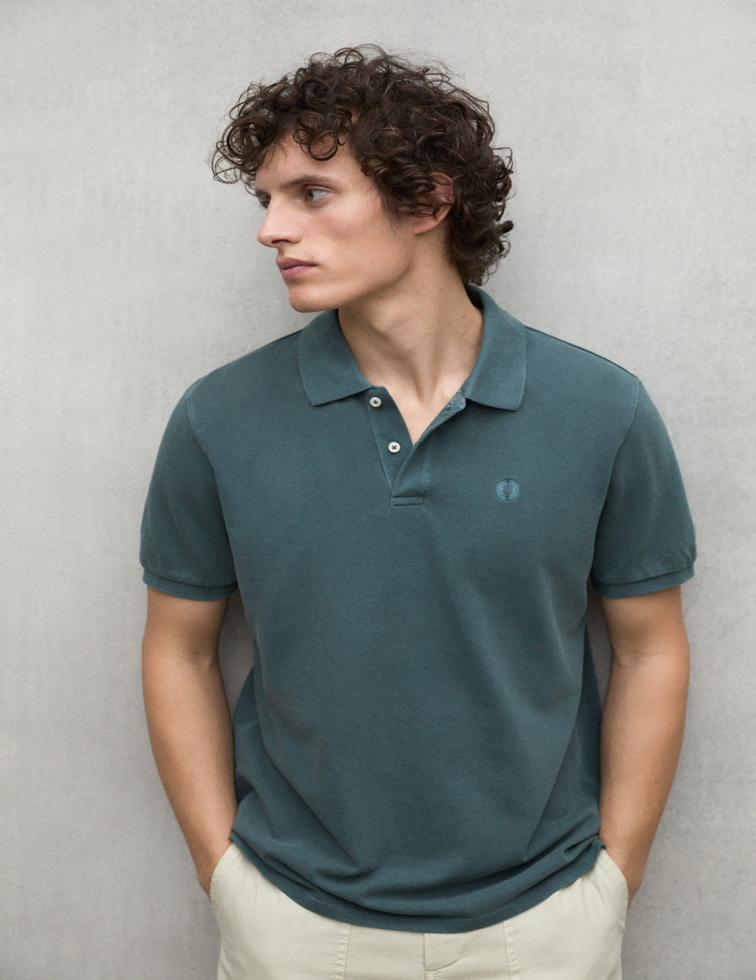 Polo Ecoalf Hombre Ted Green Shadow