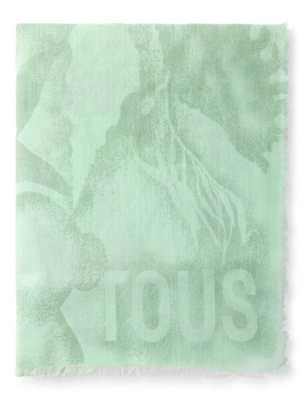 Foulard tous Alda Gris Piedra  y Menta