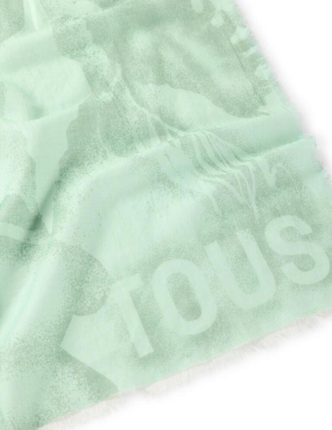 Foulard tous Alda Gris Piedra  y Menta