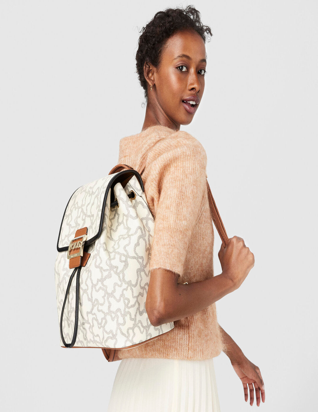 Mochila Tous Kaos Icon multi beige