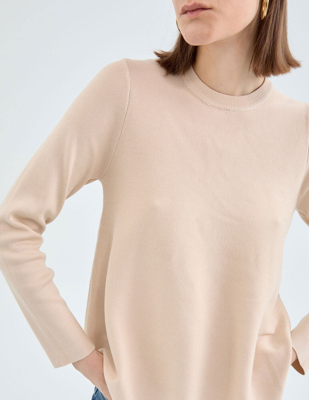 Jersey Compañía Fantástica de Punto Evasé Beige