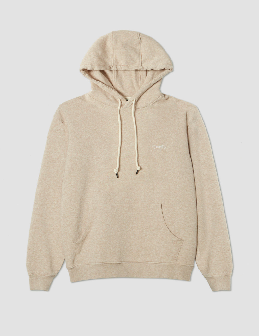 Sudadera Pompeii Beige Melange Regular hoodie
