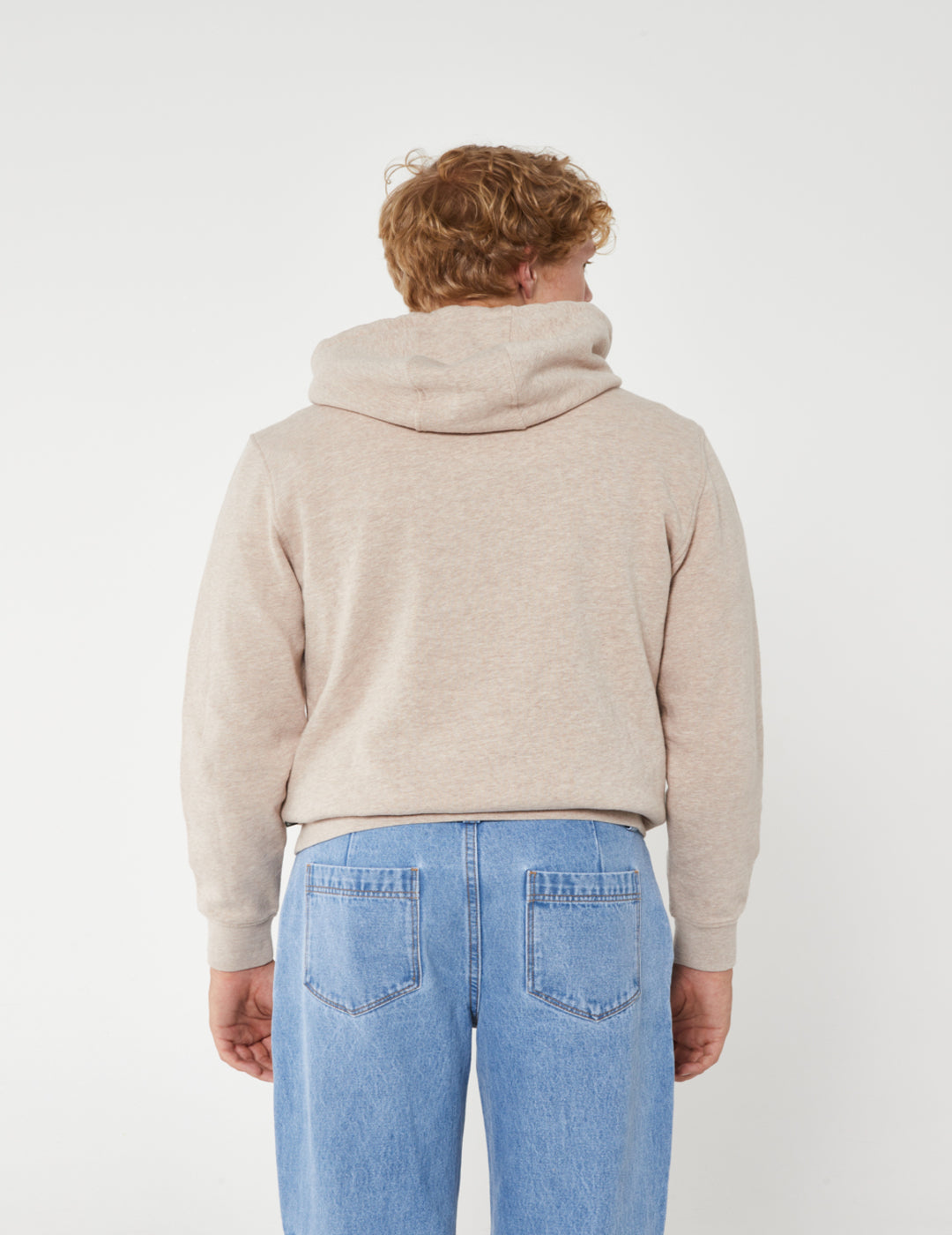 Sudadera Pompeii Beige Melange Regular hoodie