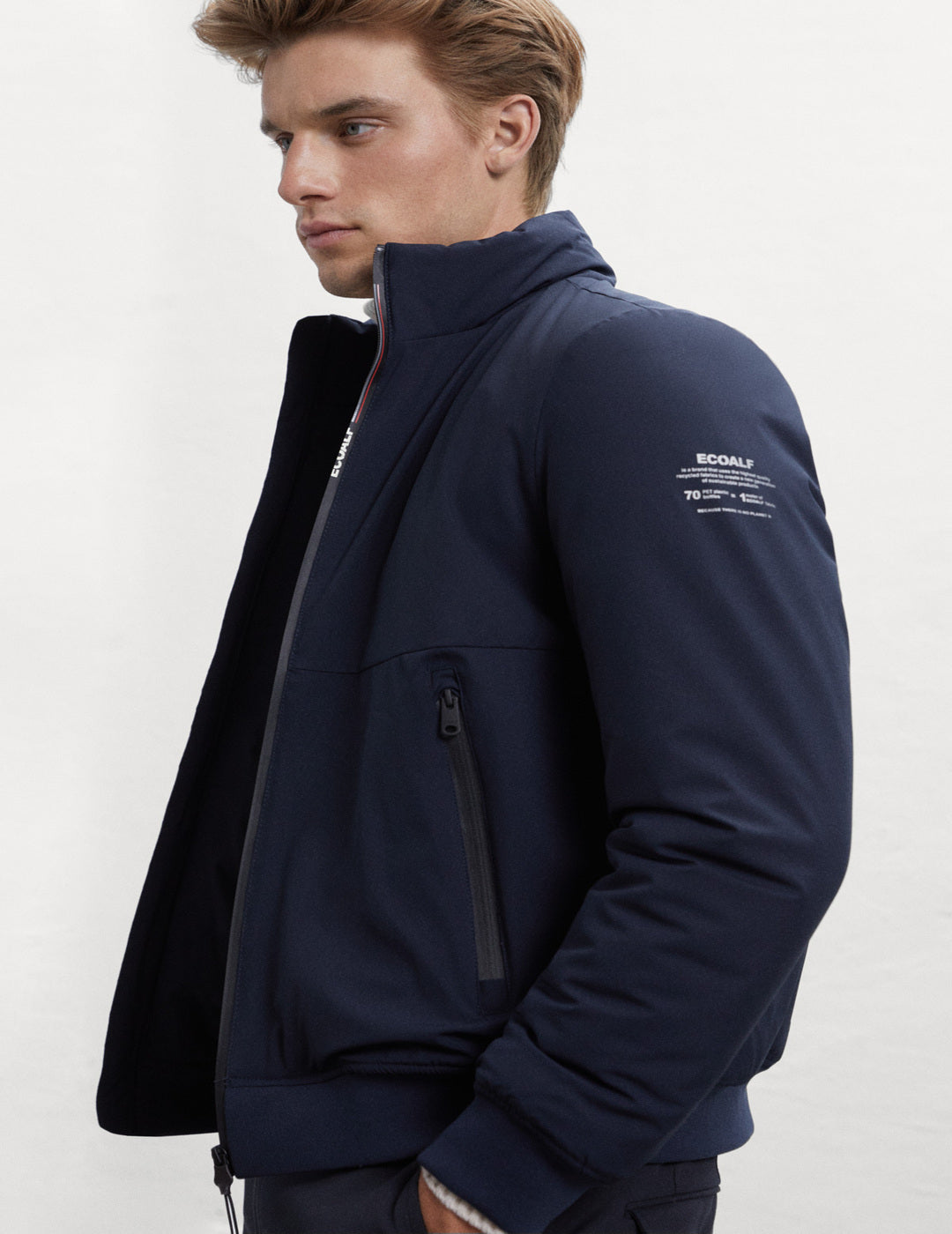 Chaqueta Ecoalf Hombre Caraz Deep Navy