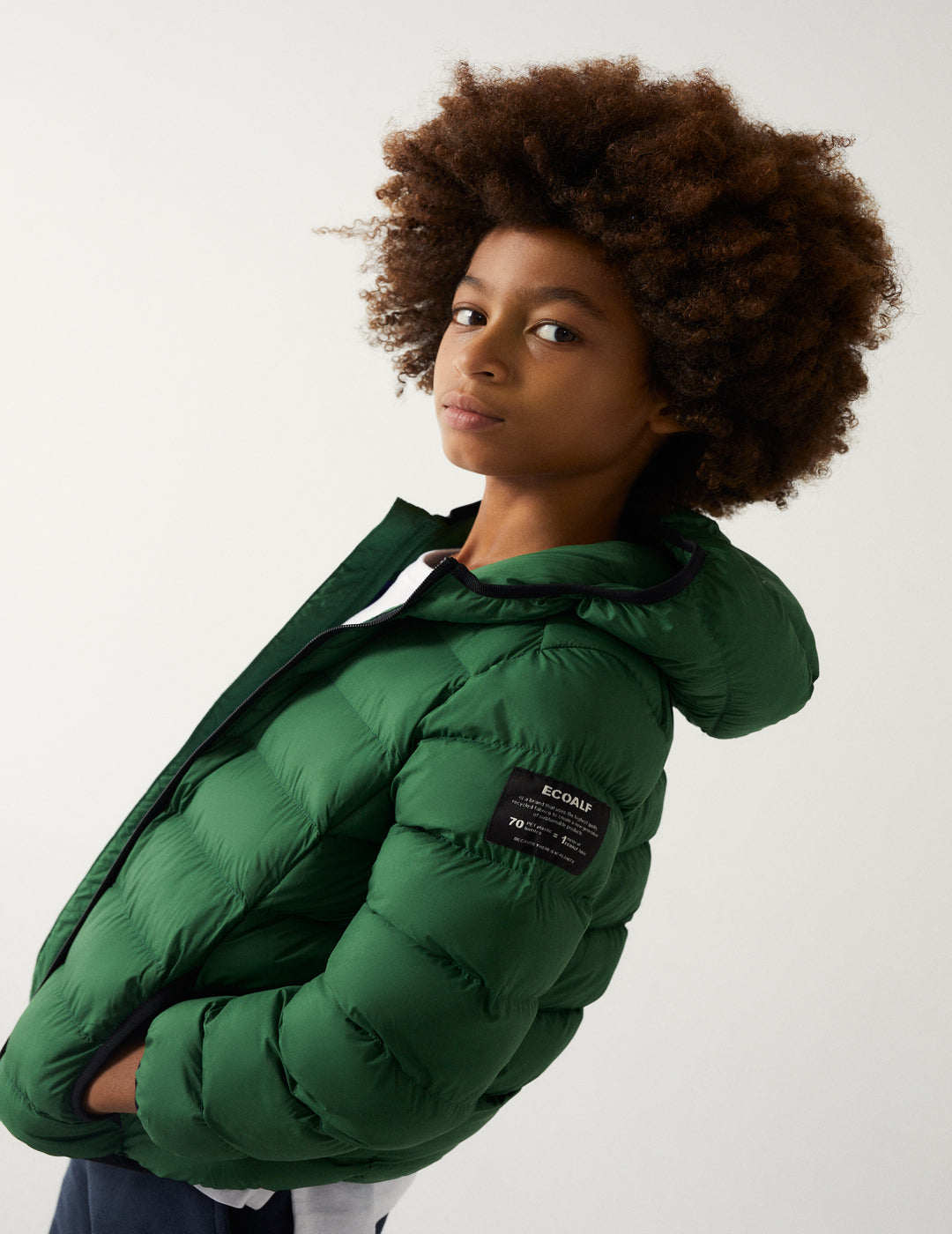 Chaqueta Ecoalf Niño New Aspen Grass Green