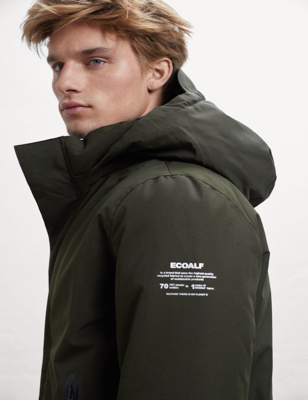 Abrigo Ecoalf Hombre Parko Forest Night