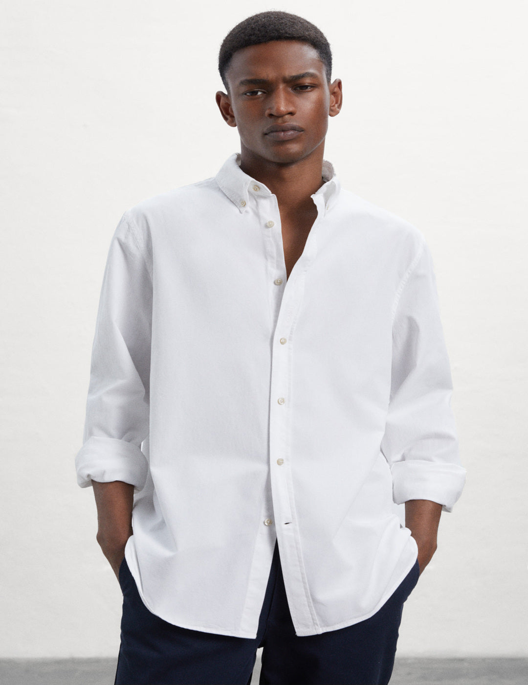 Camisa Ecoalf Hombre Antejo White