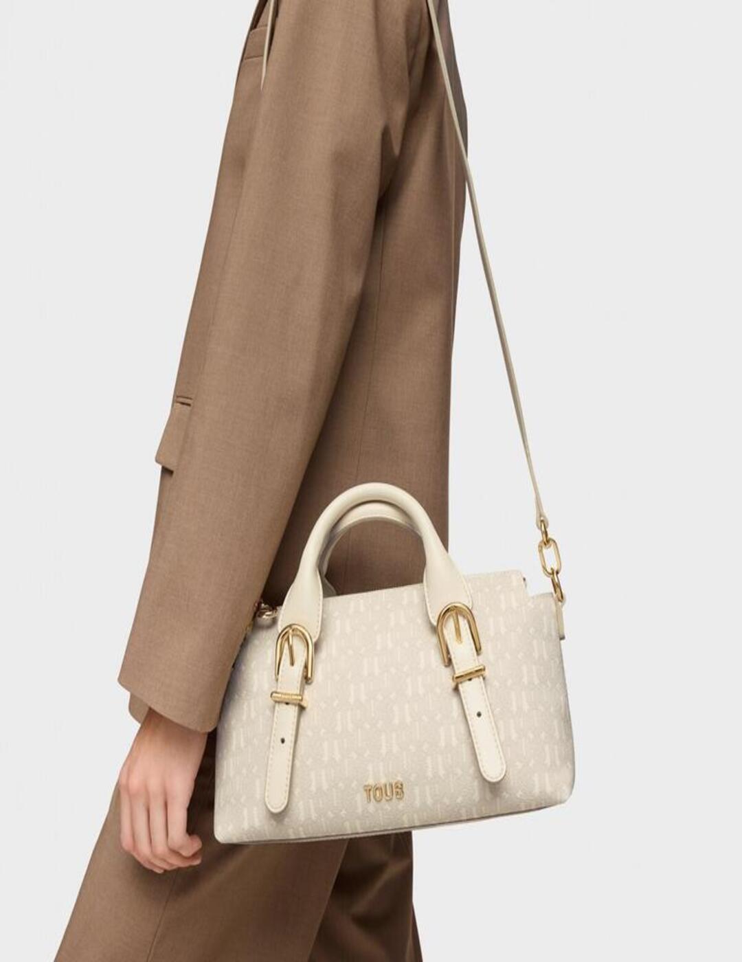 Bowling Tous M Buckles Silhouette Beige