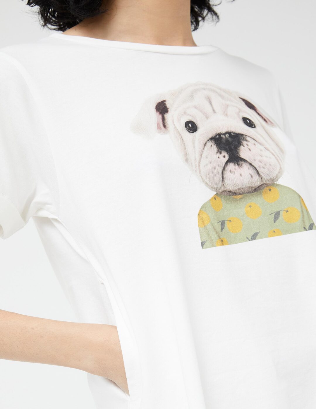 Camiseta Compañia Fantástica Perro Blanco