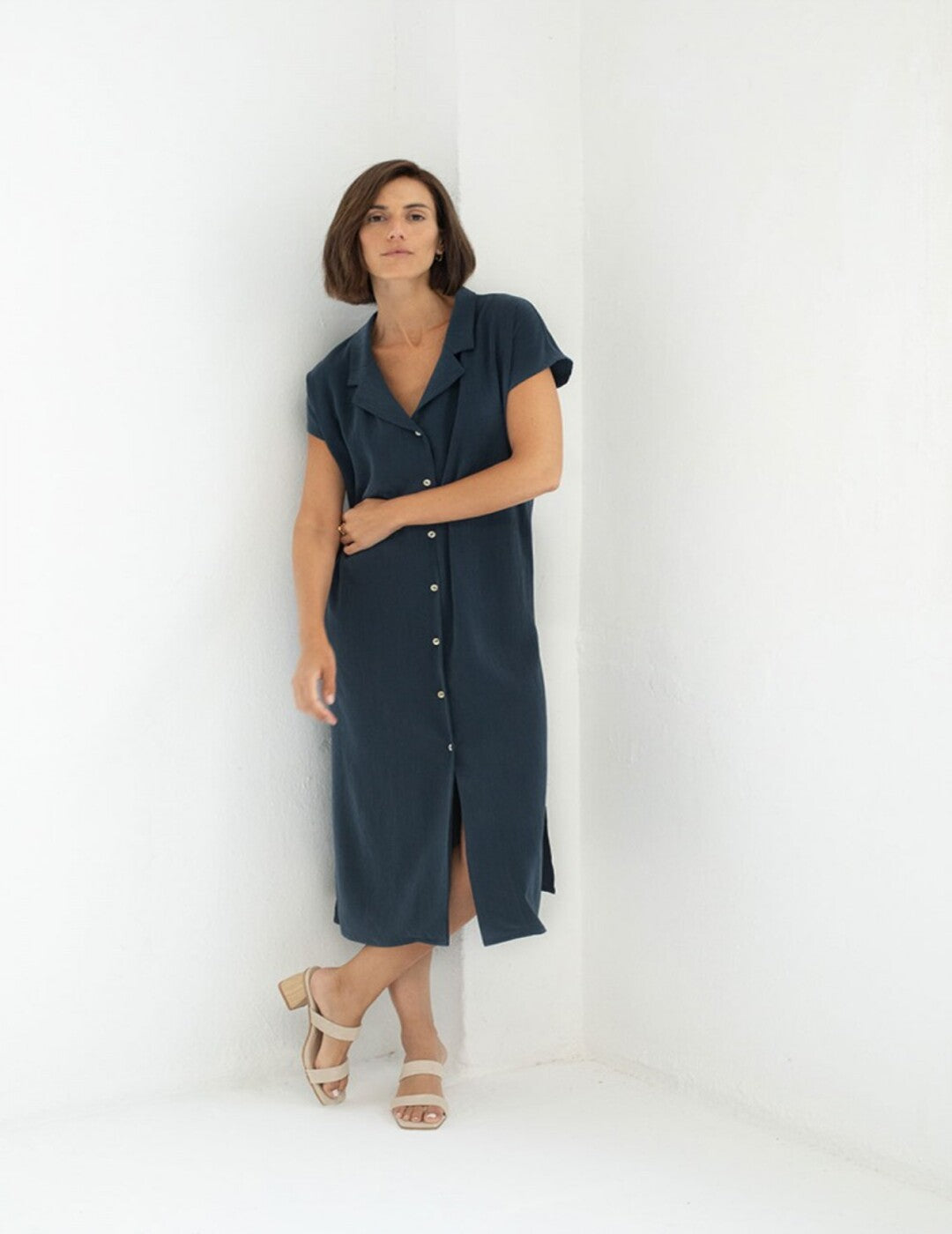 Vestido Mus&Bombon Lanlas Manga Corta Navy