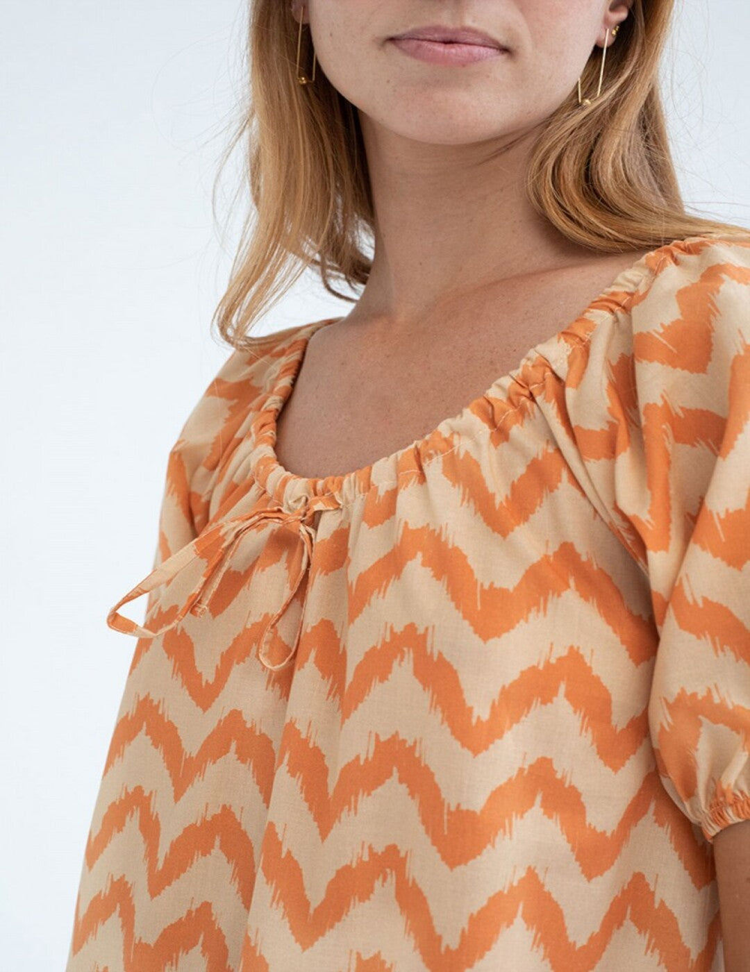 Vestido Mus&Bombon Kadia Zig Zag Amarillo