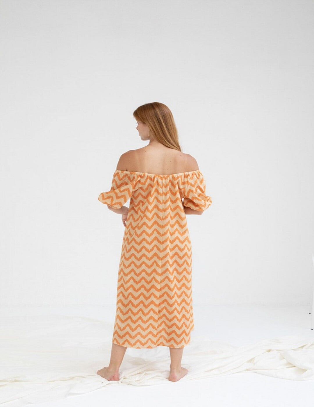 Vestido Mus&Bombon Kadia Zig Zag Amarillo