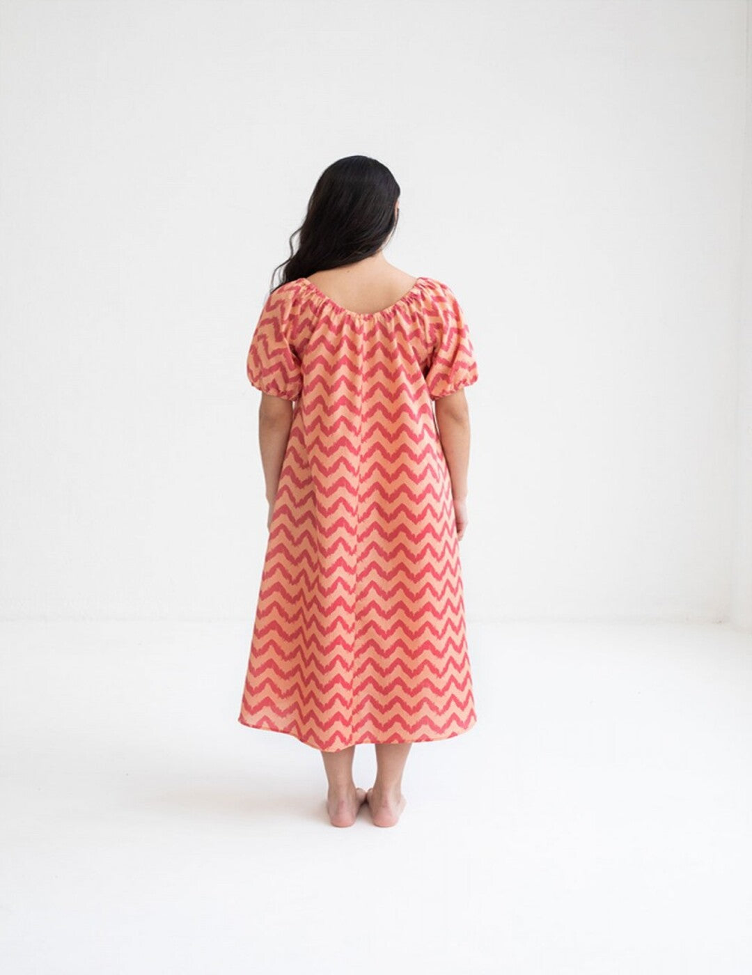 Vestido Mus&Bombon Kadia Zig Zag Fresa