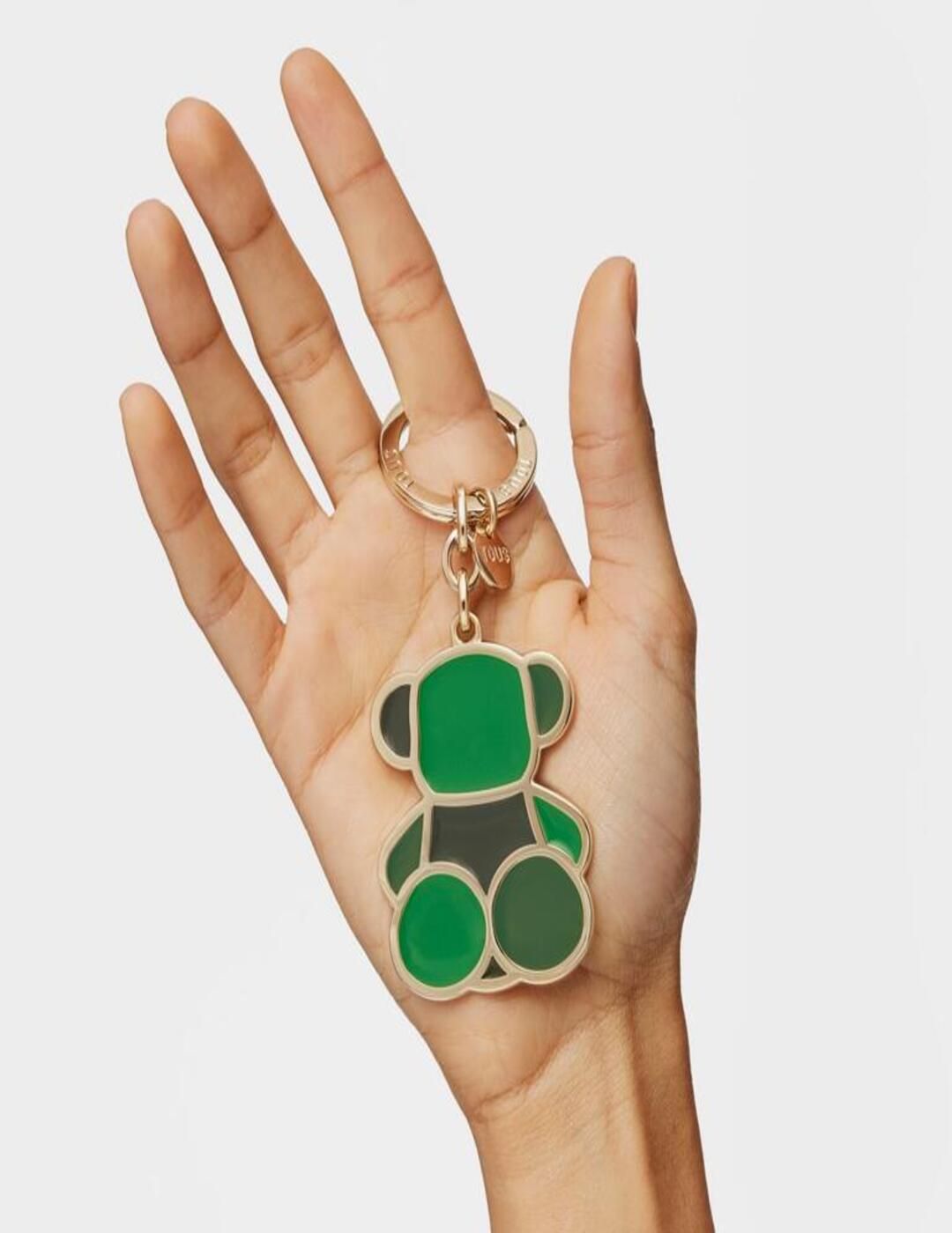 Llavero Tous Bear Faceted Verde