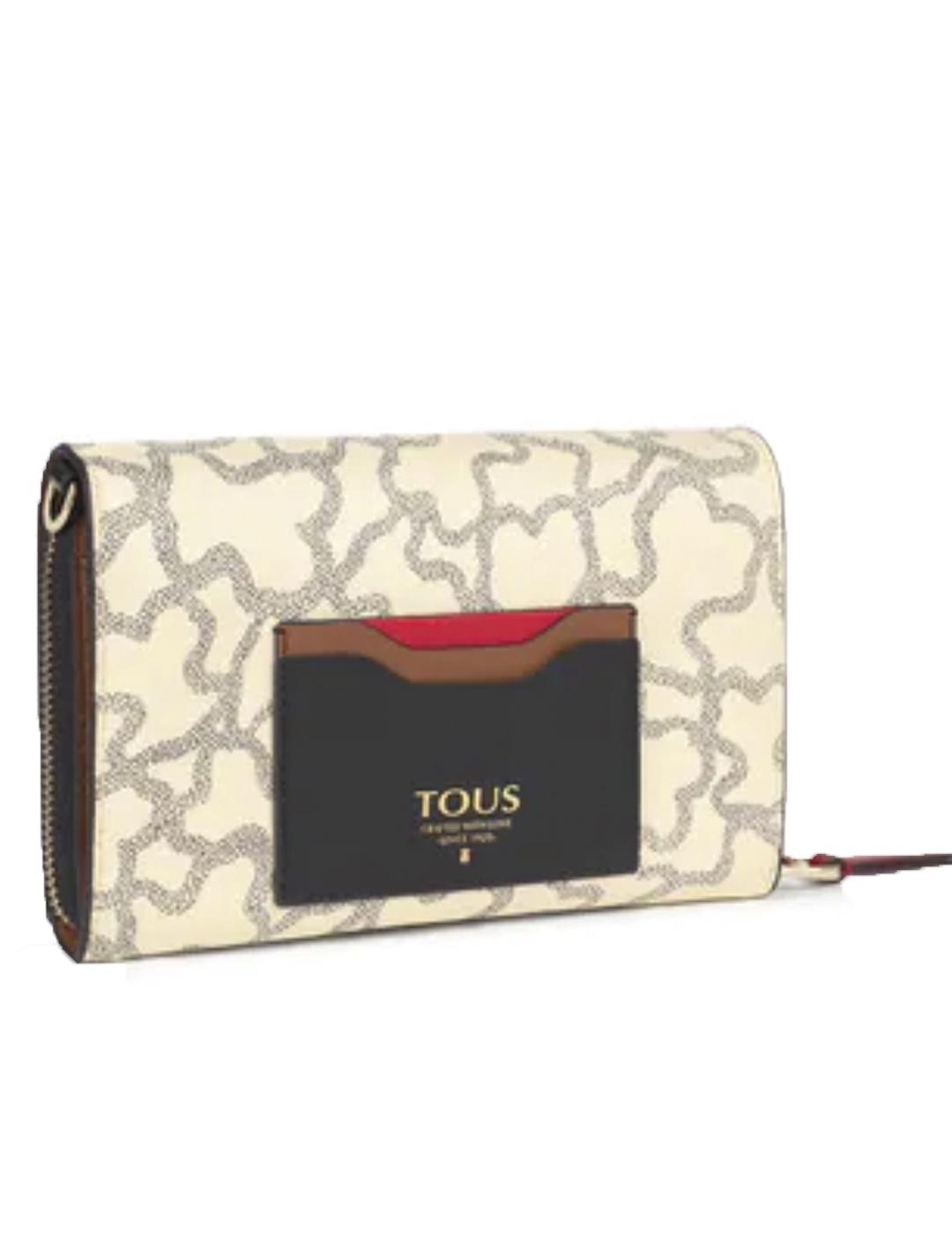 Billetera Tous Bandolera Kaos Icon multi beige