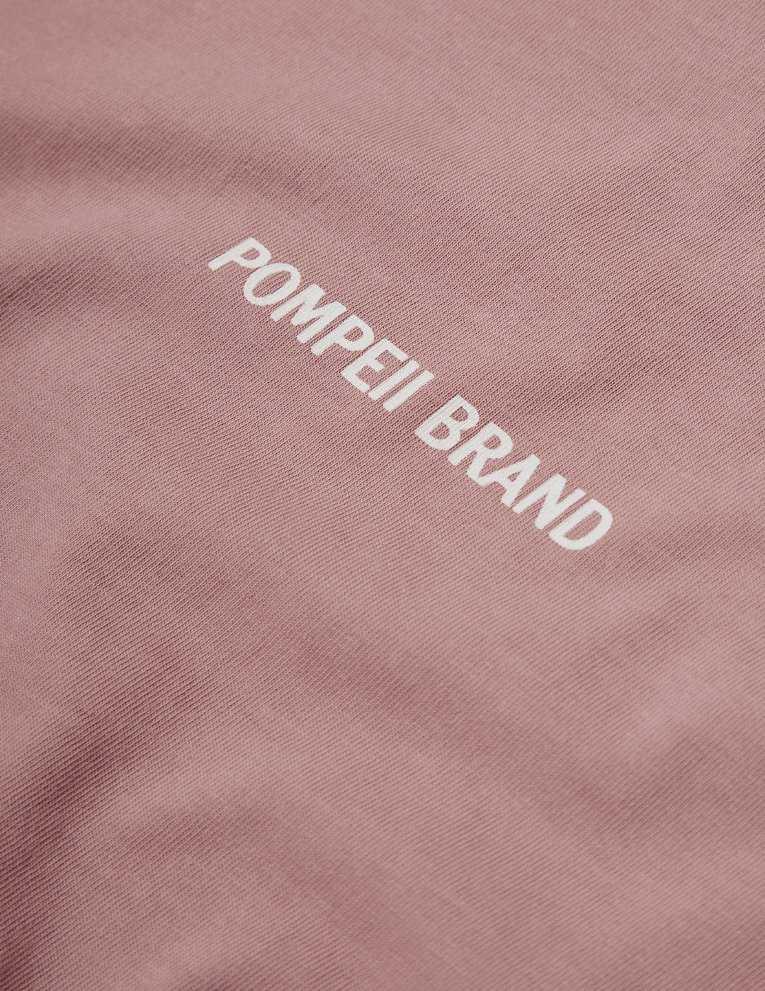 Camiseta Pomoeii Logo Dark Pink Tee