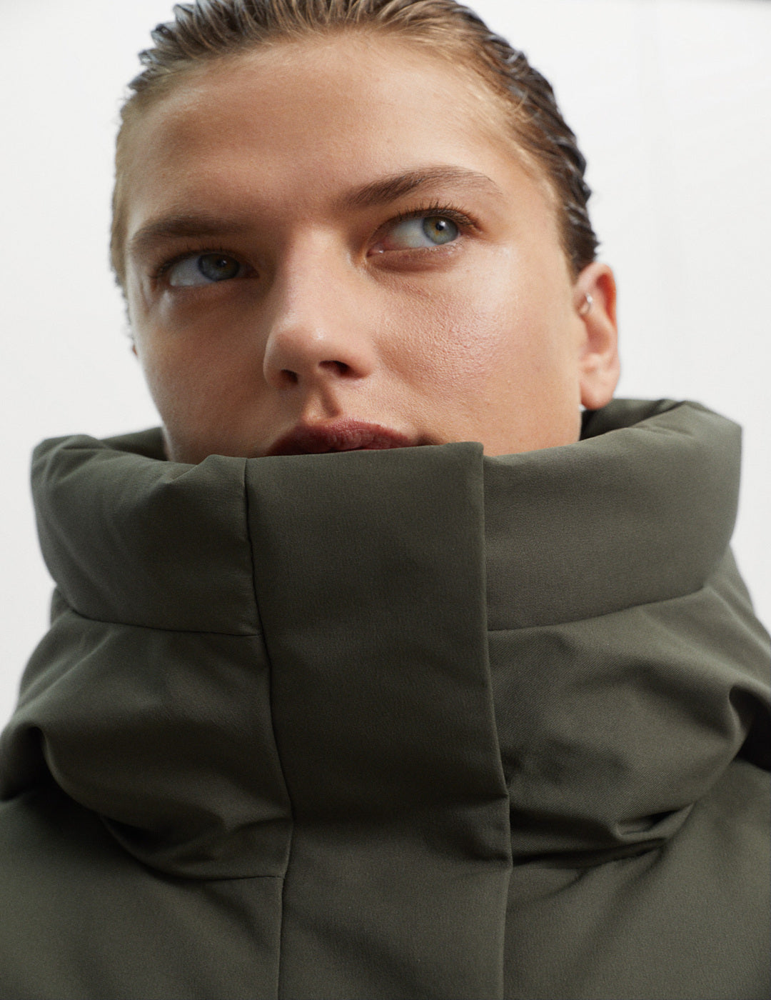 Abrigo Ecoalf Mujer Makalua Olive