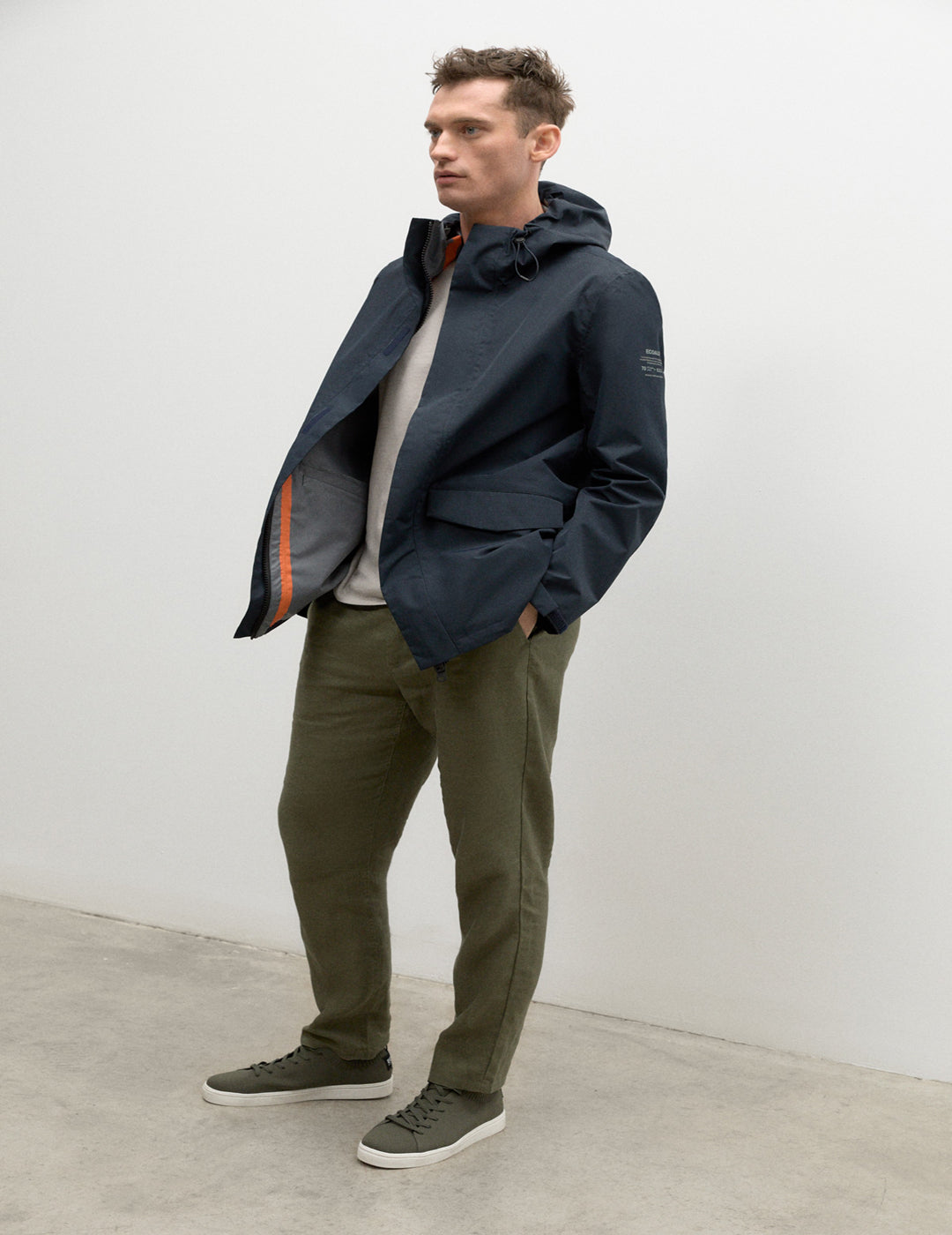 Chaqueta Ecoalf Hombre Cachi Deep Navy
