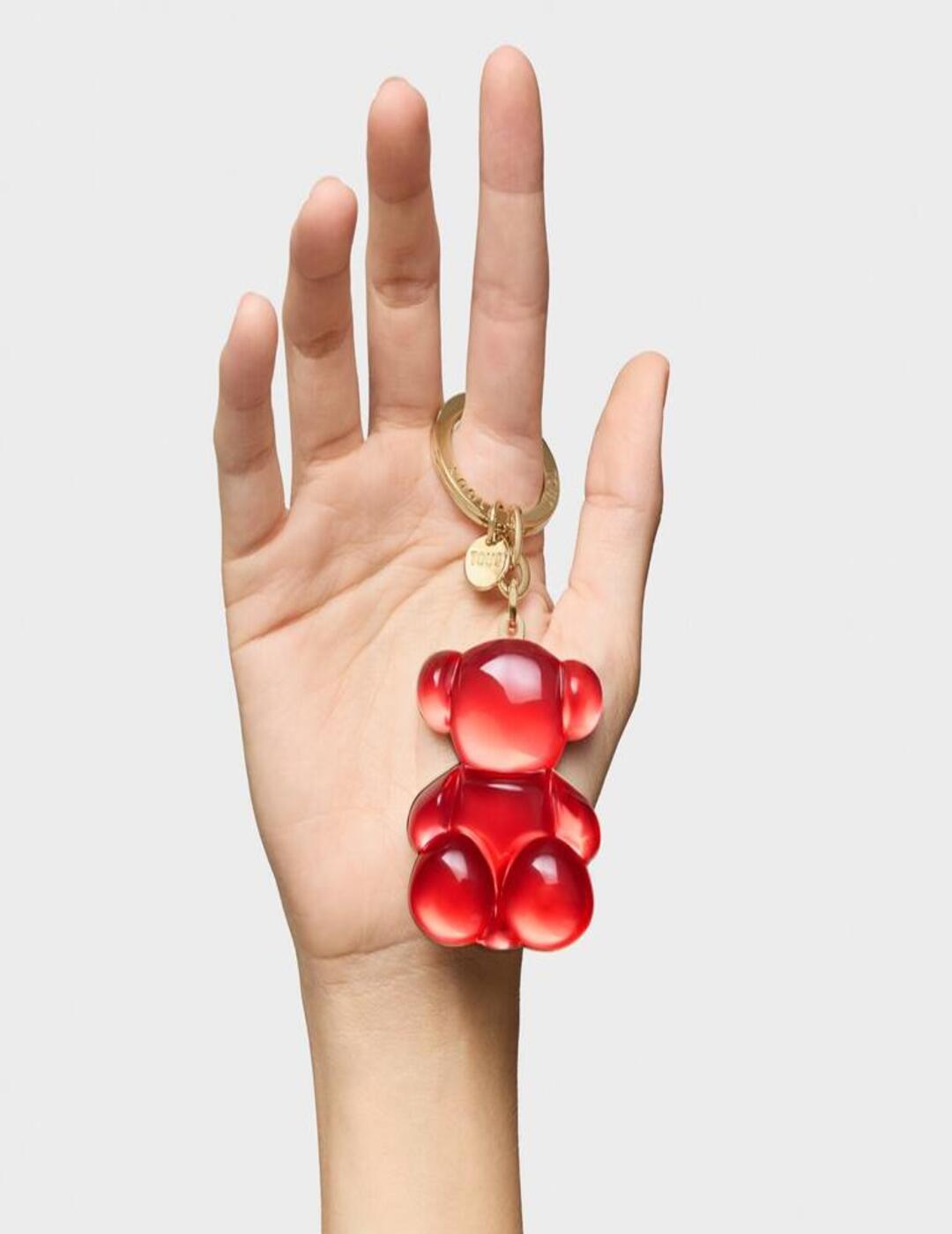 Llavero Tous Half Bold Bear Rojo