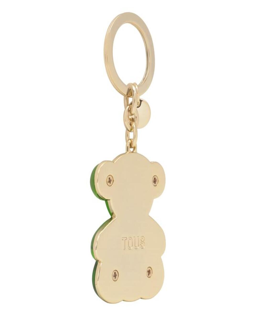 Llavero Tous Half Bold Bear Verde Oscuro