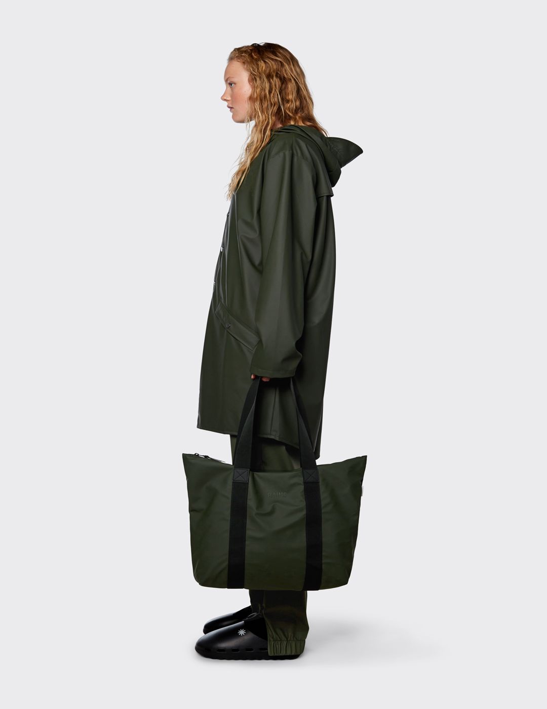 Rains Tote Bag Rush 12250 Green