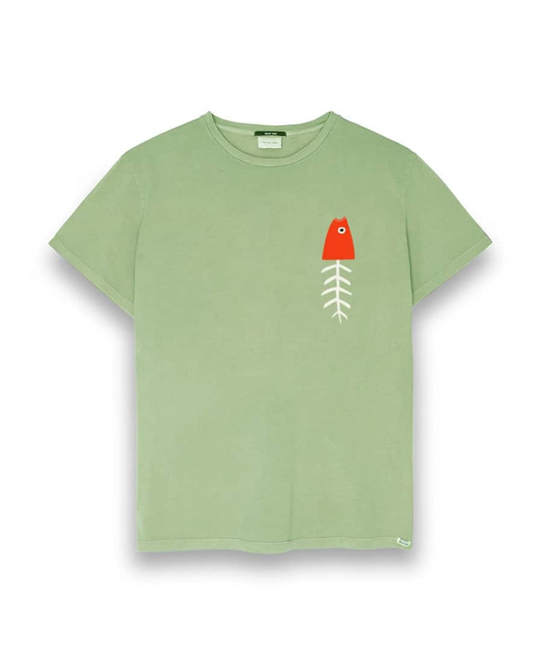 Camiseta Dear Tee hombre FISH-verde