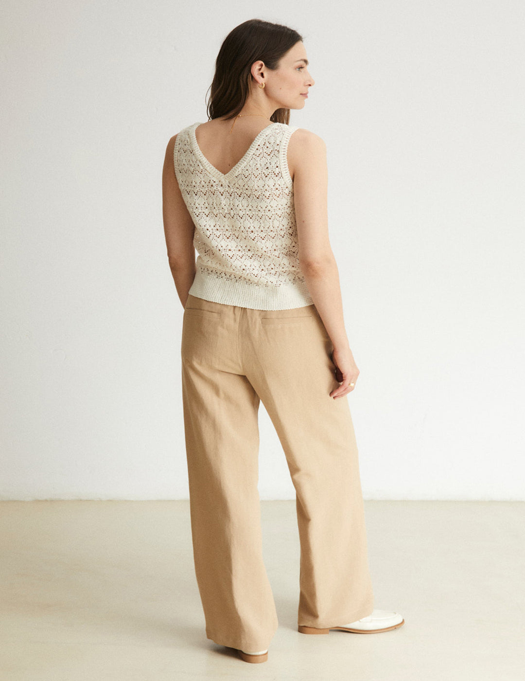 Pantalón eseOese Fluido Camel