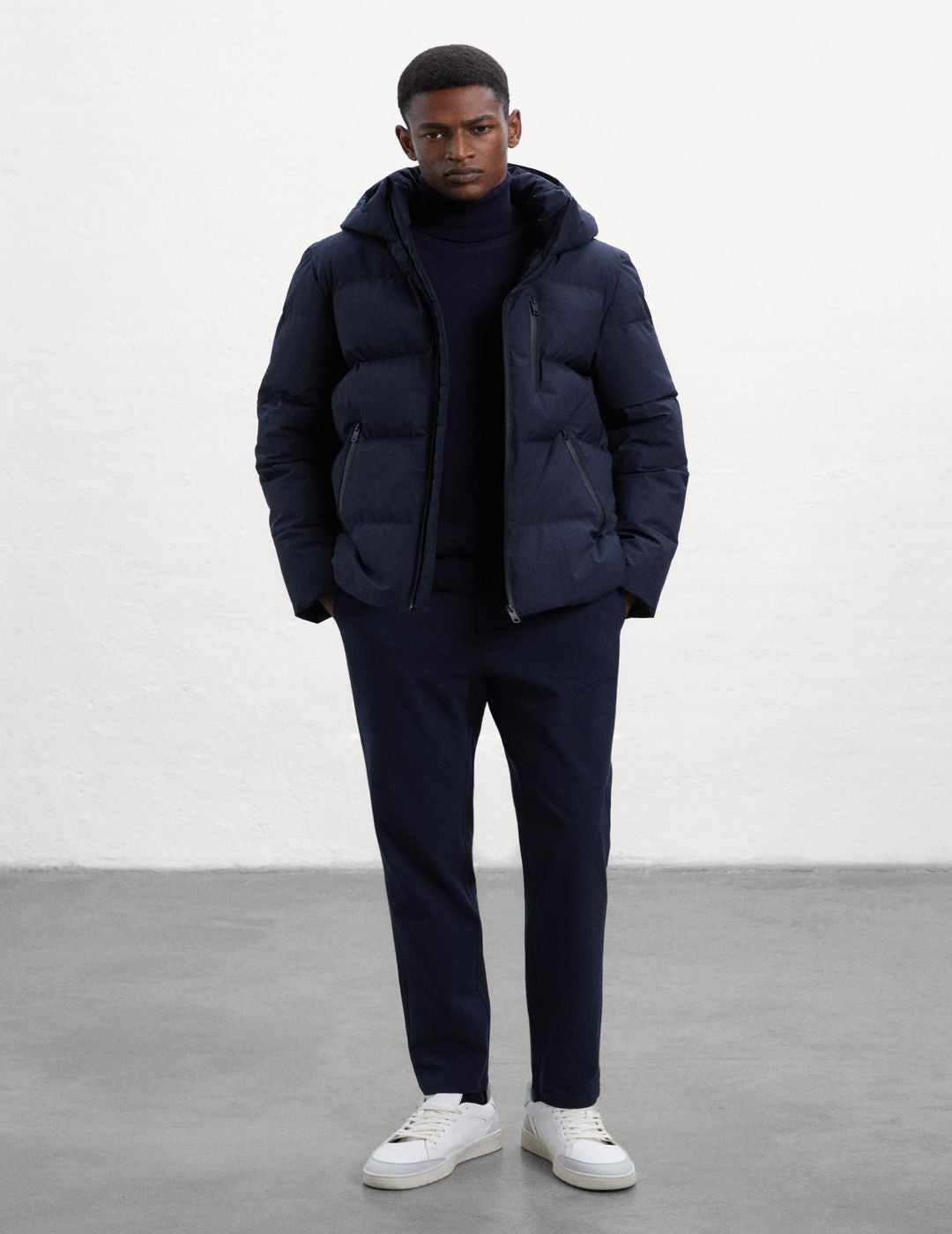 Chaqueta Ecoalf Hombre Bazon Blue Navy