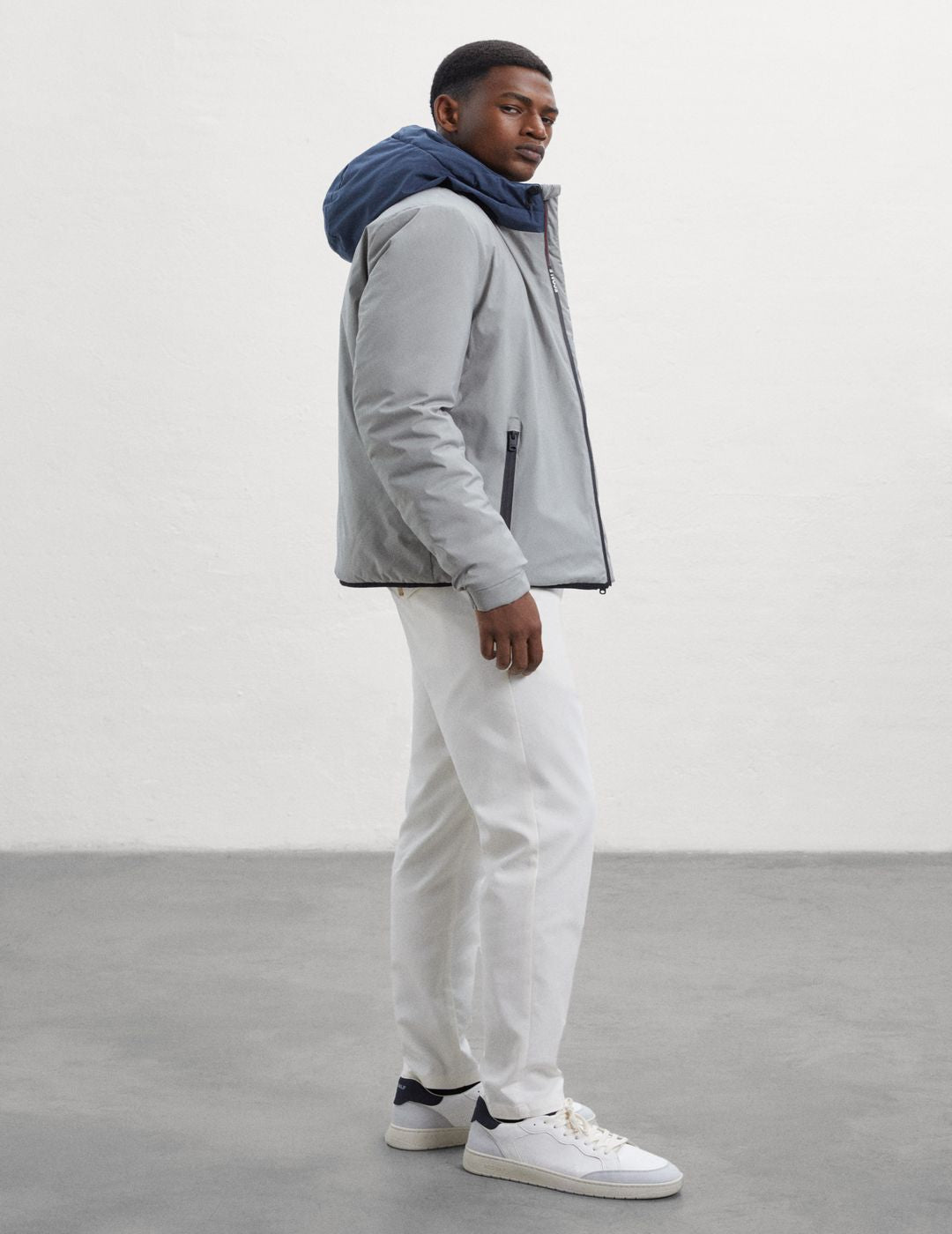 Chaqueta EcoalfHombre Cartes Plain Grey
