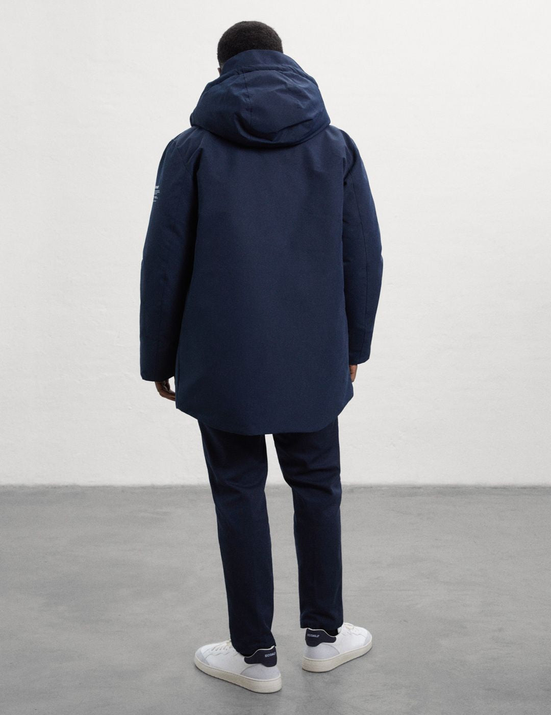 Abrigo Ecoalf Hombre Parko Deep Navy