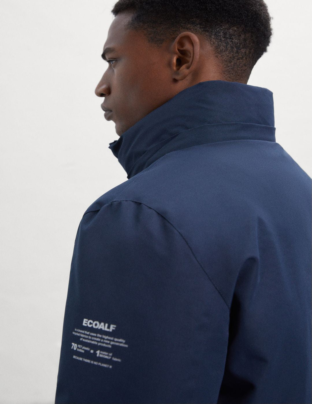 Abrigo Ecoalf Hombre Parko Deep Navy