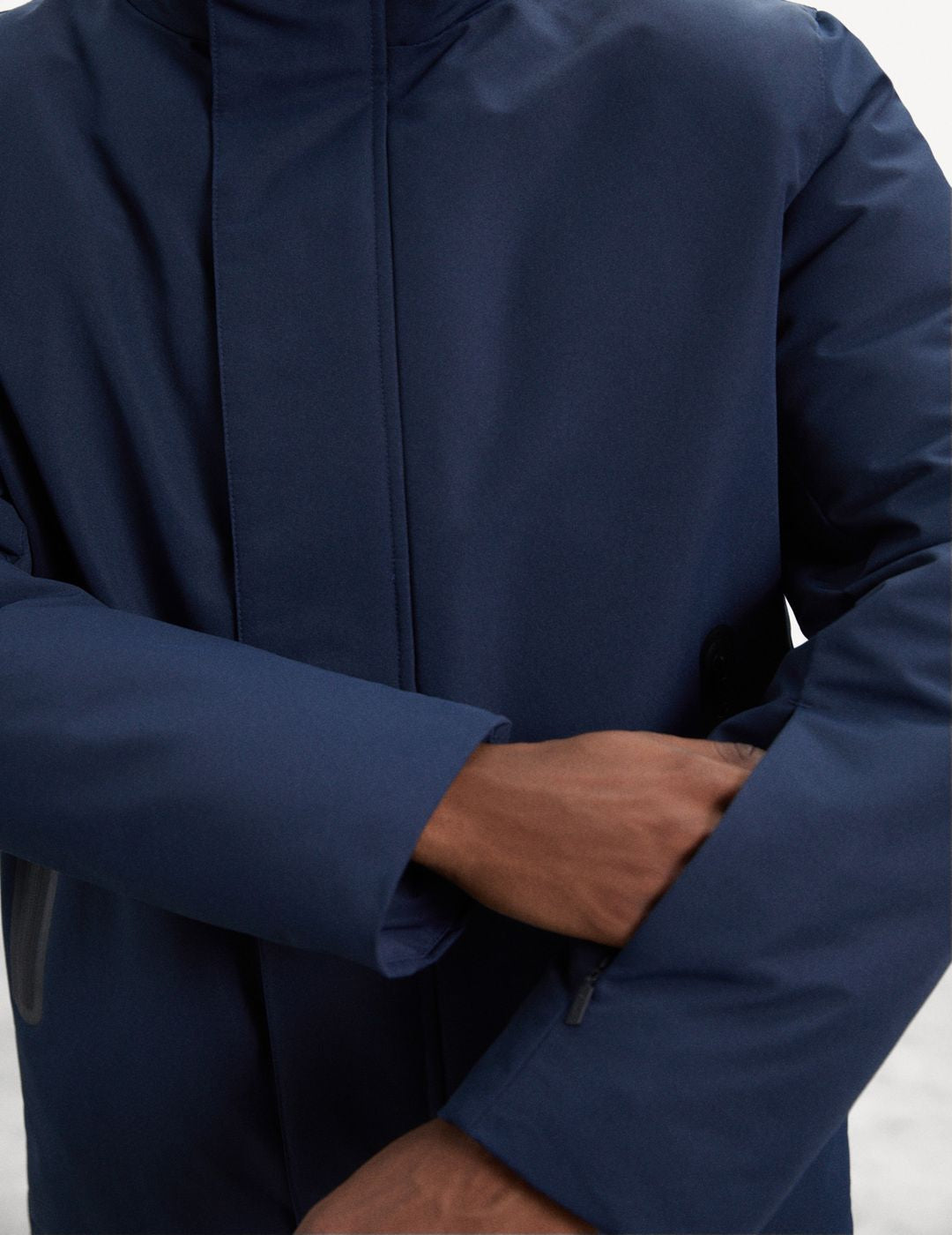 Abrigo Ecoalf Hombre Parko Deep Navy