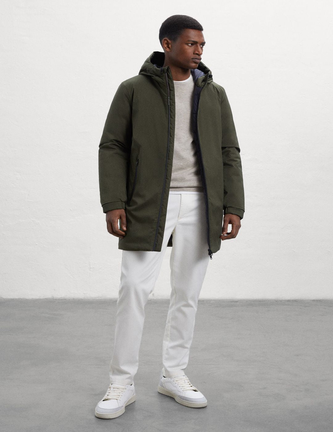 Abrigo Ecoalf Hombre Pasu Forest Night