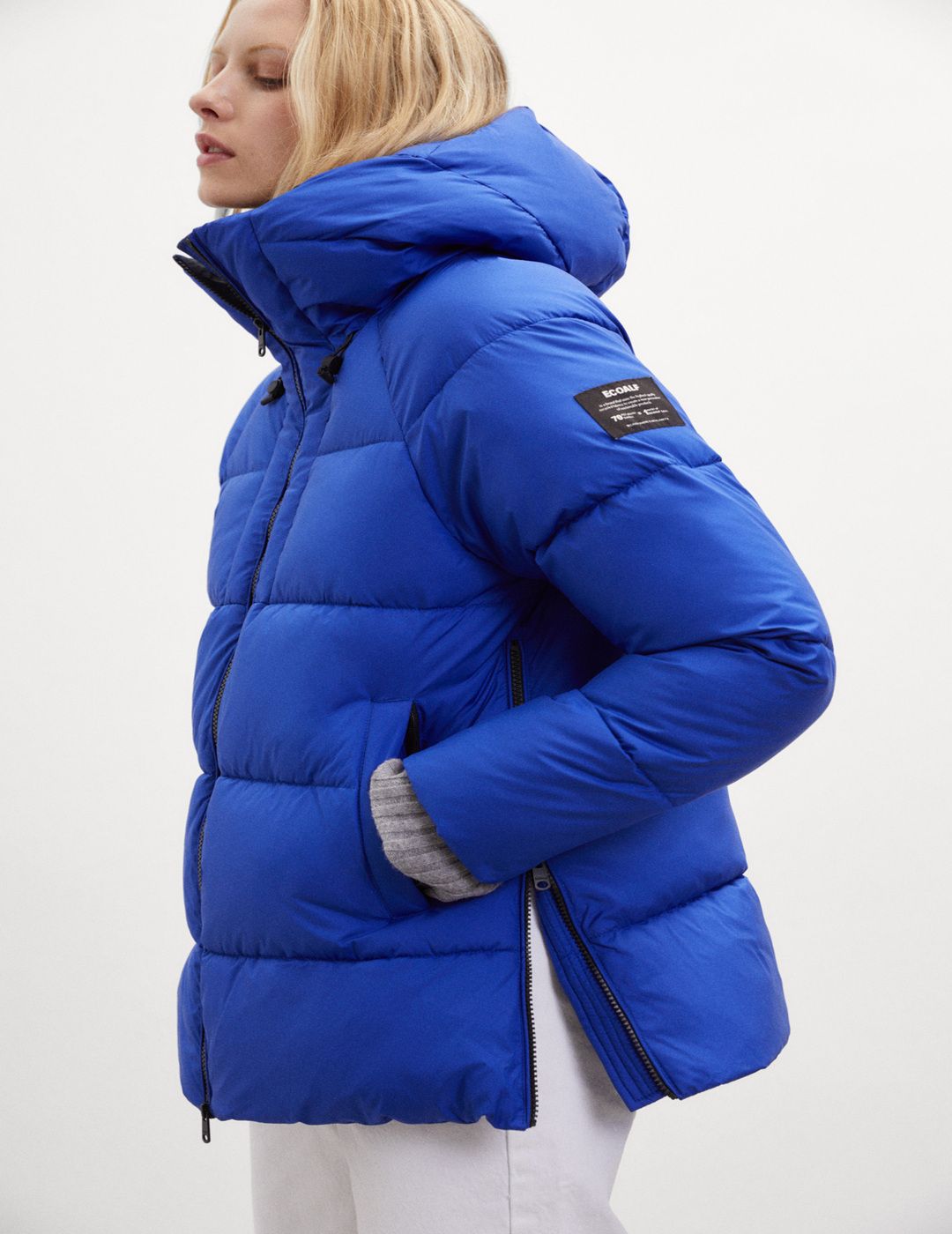 Chaqueta Ecoalf Mujer Fuji Sapphire Blue