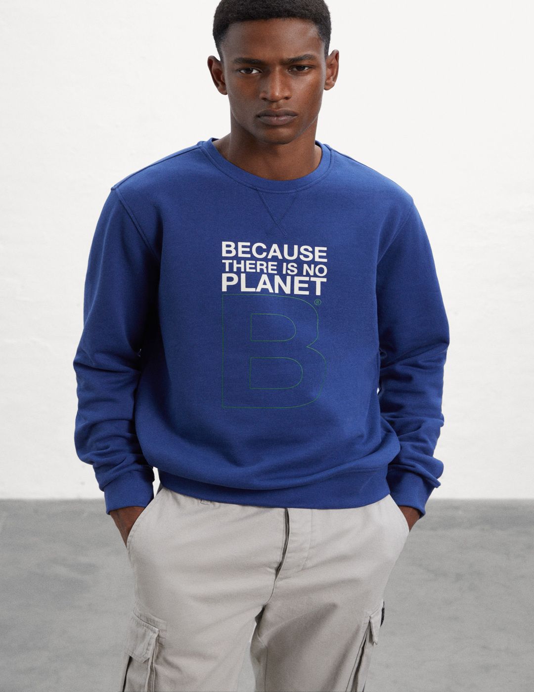 Sudadera Ecoalf Great B Blue Print