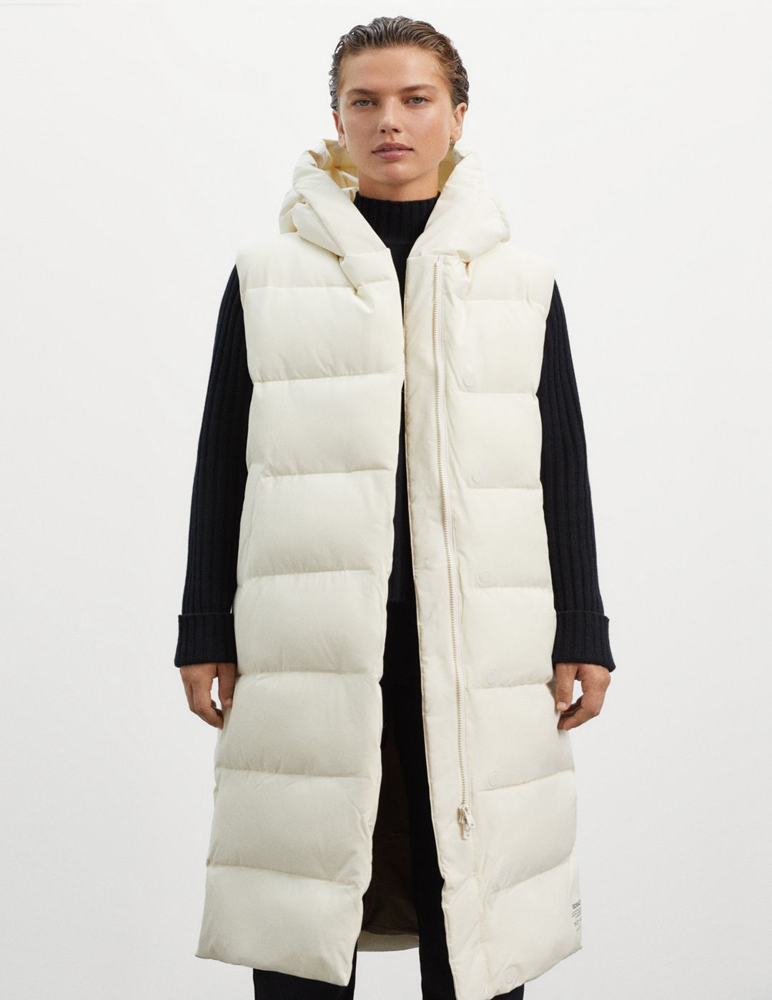 Chaleco Ecoalf Mujer Paget Creamy White