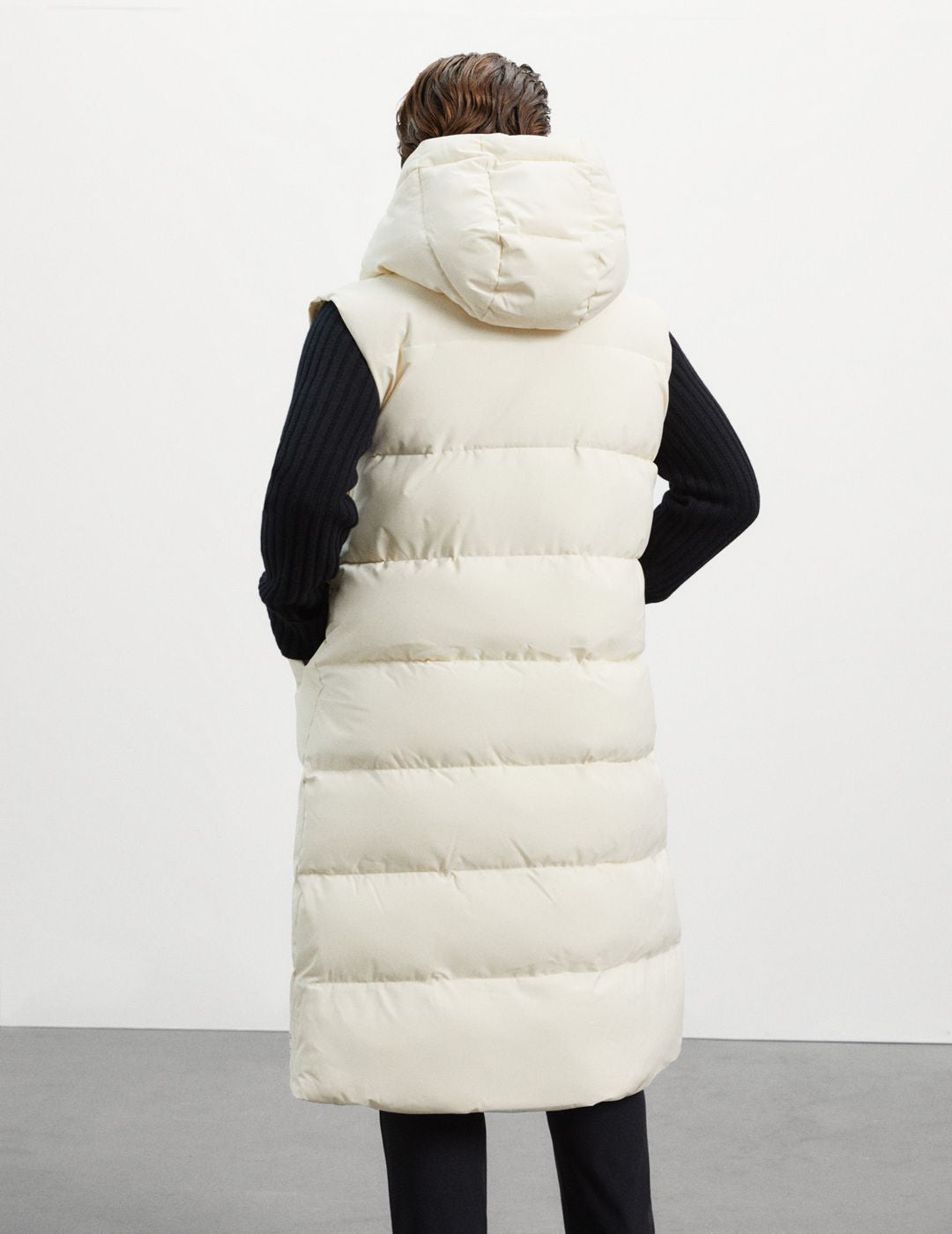 Chaleco Ecoalf Mujer Paget Creamy White