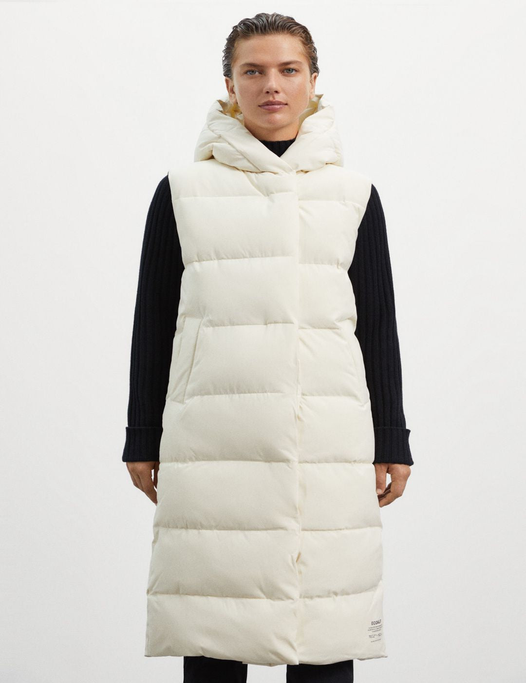 Chaleco Ecoalf Mujer Paget Creamy White