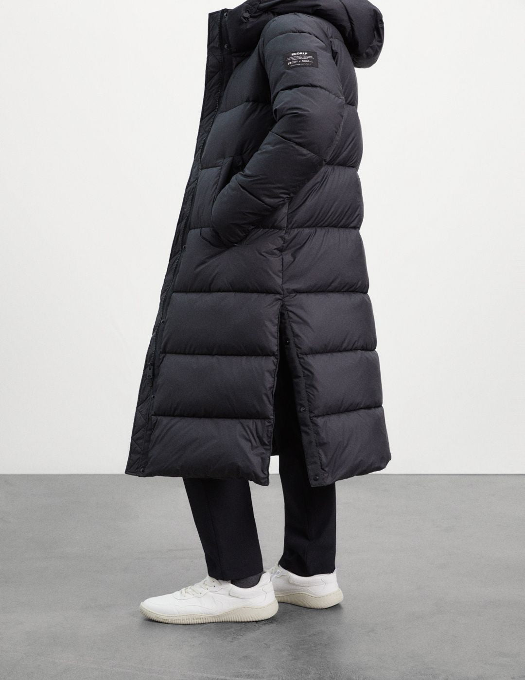 Abrigo Ecoalf Mujer Robson Black