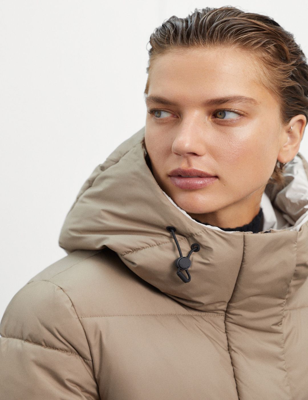 Abrigo Ecoalf Mujer Robson Mocca