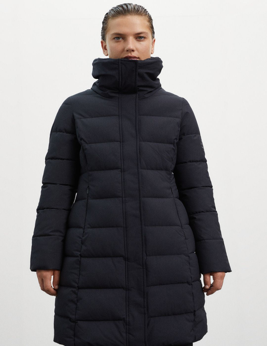 Abrigo Ecoalf Mujer Bolivar Black