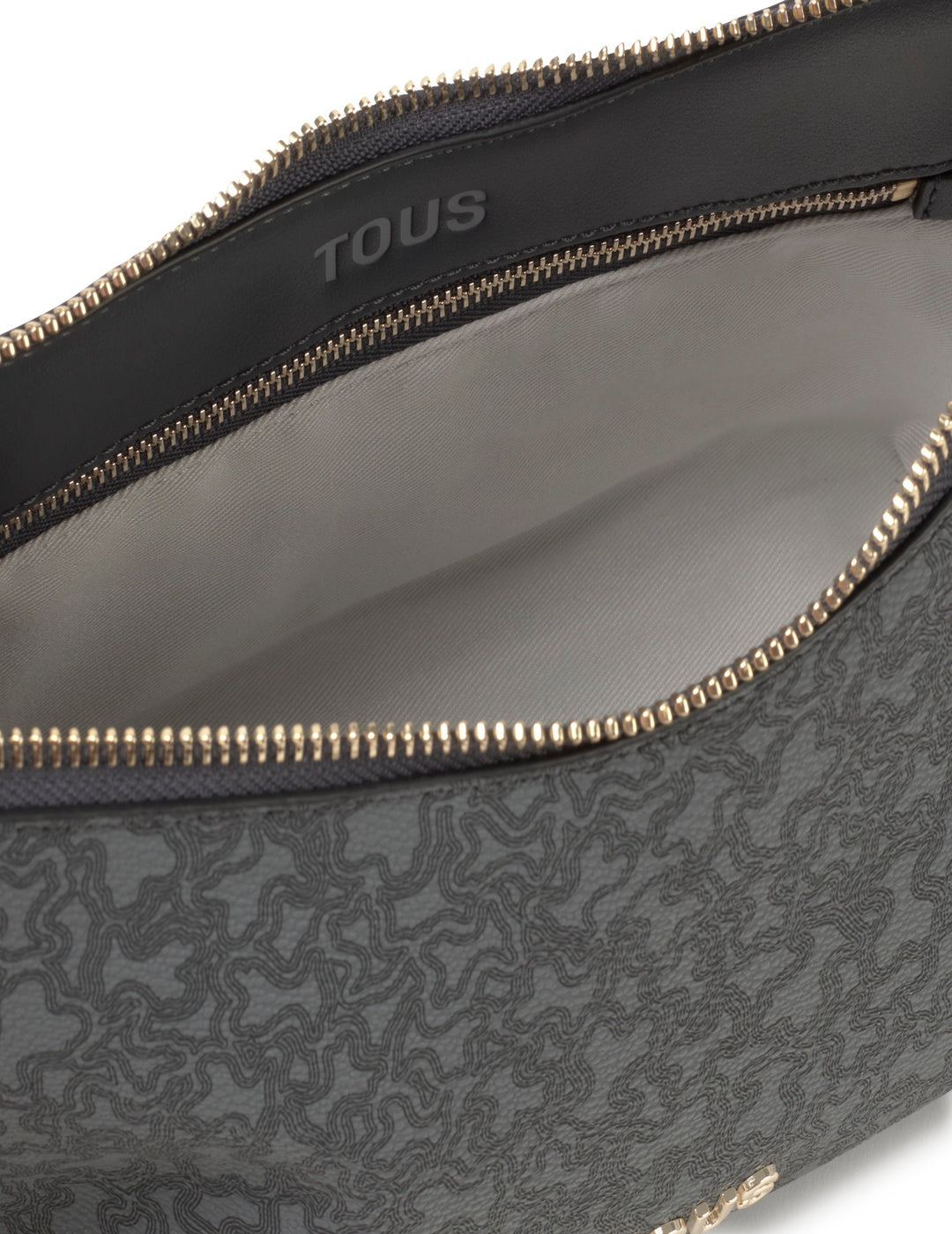 Bandolera Tous M Kaos Mini Lines Gris Oscuro