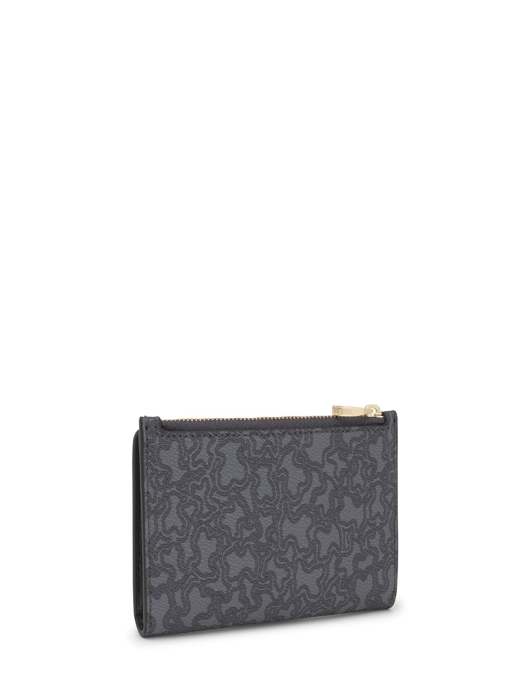Billetera S Kaos Mini Lines Gris Oscuro