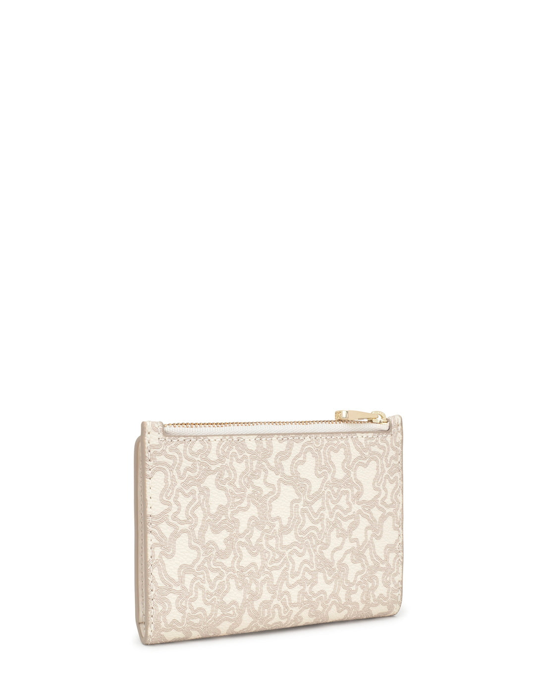 Billetera Tous S Kaos Mini Lines Beige