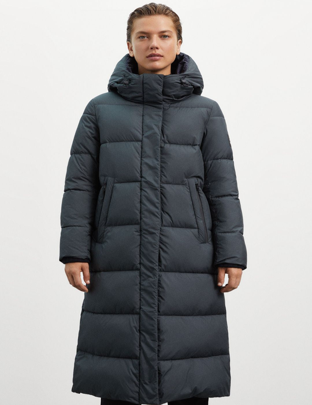 Abrigo Ecoalf Mujer Robson Woodland Green