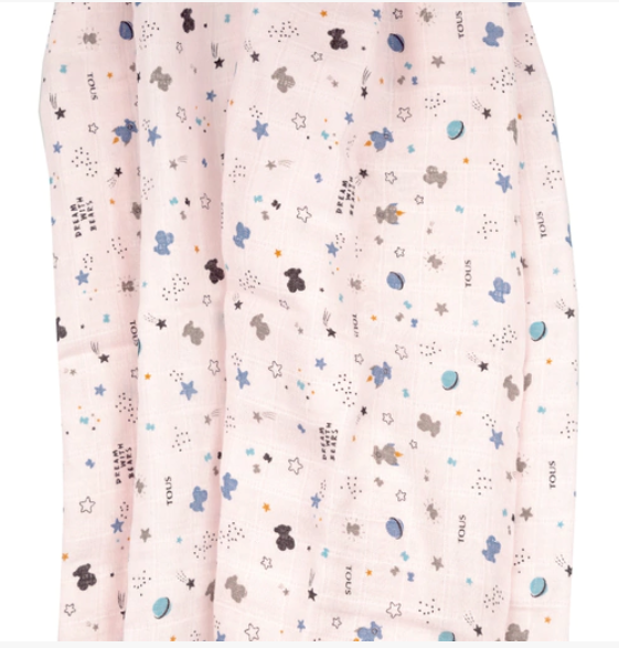 Tous Baby Muselina Mission rosa